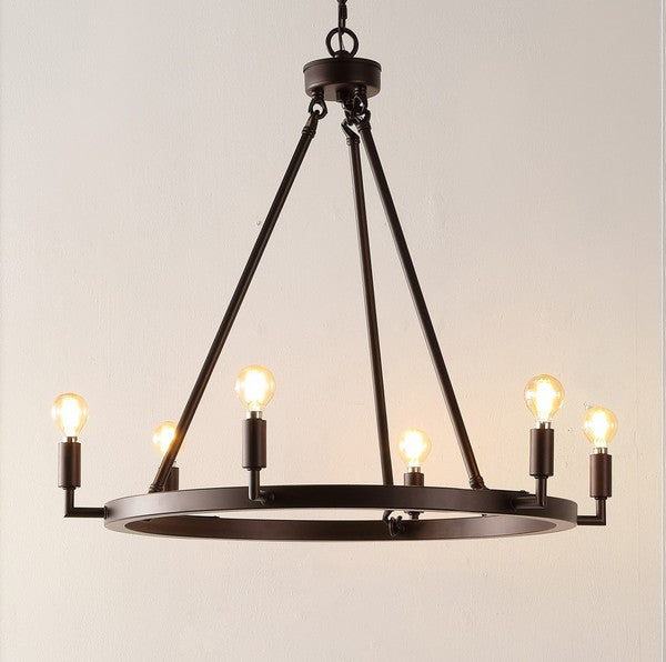 NEVADA 6LT 26 INCH CHANDELIER