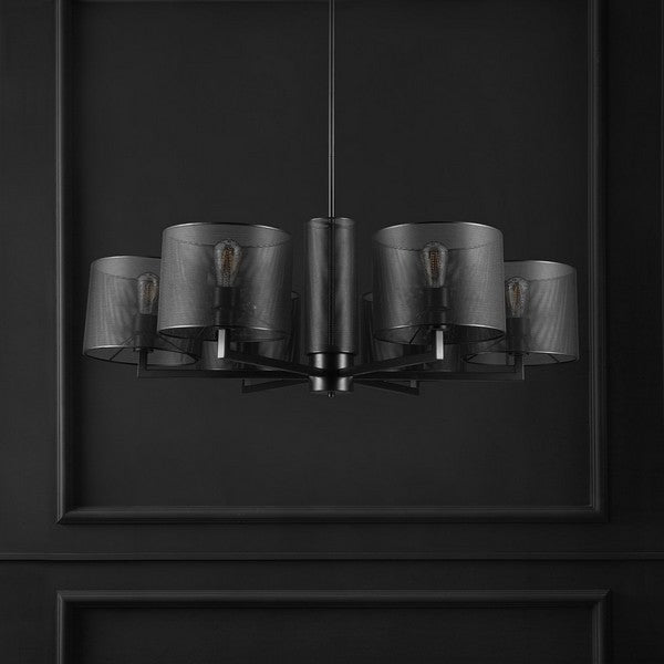 ZACHEEUS METALL 6 LICHT CHANDELIER