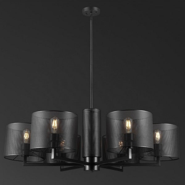 ZACHEEUS METALL 6 LICHT CHANDELIER