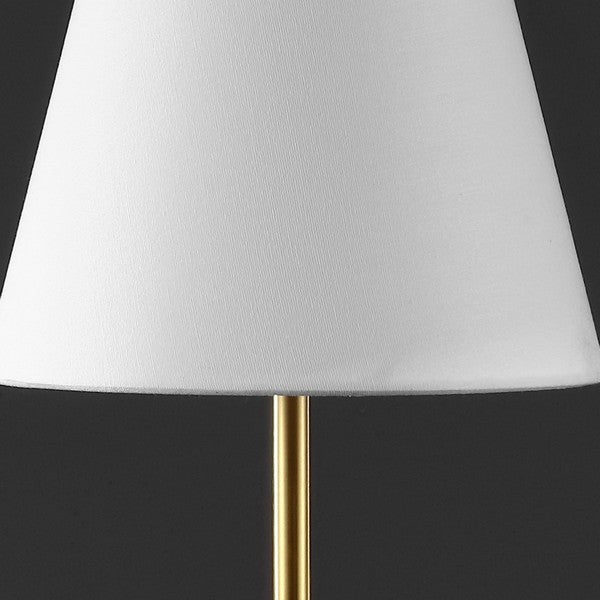 GENESIS ALABASTER AND METAL TABLE LAMP