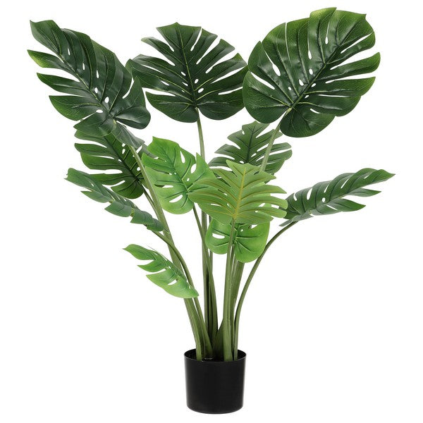 FAUX MONSTERA 43" POTTED TREE