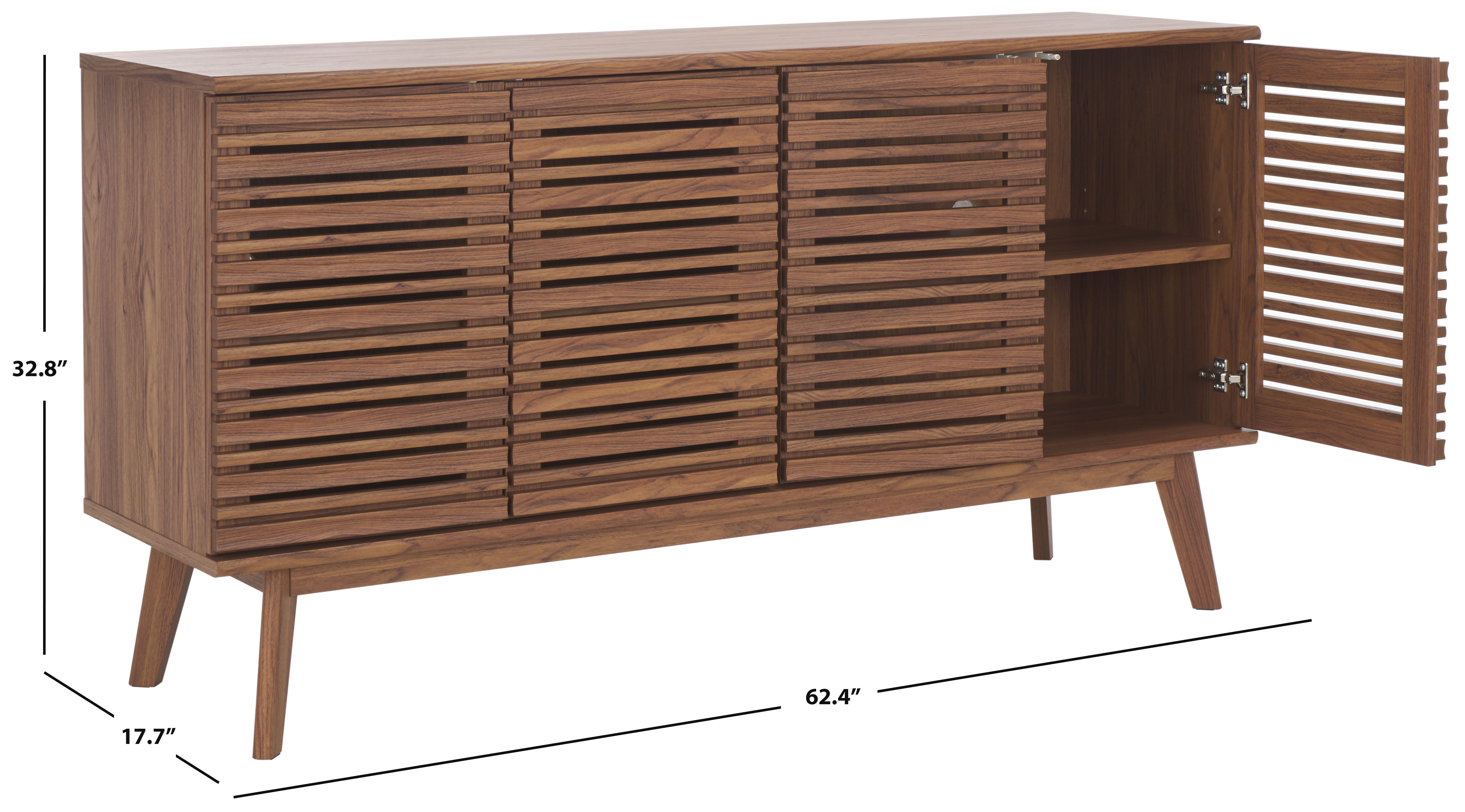 ATLANTES 4 DOOR 4 SHELF MEDIA STAND