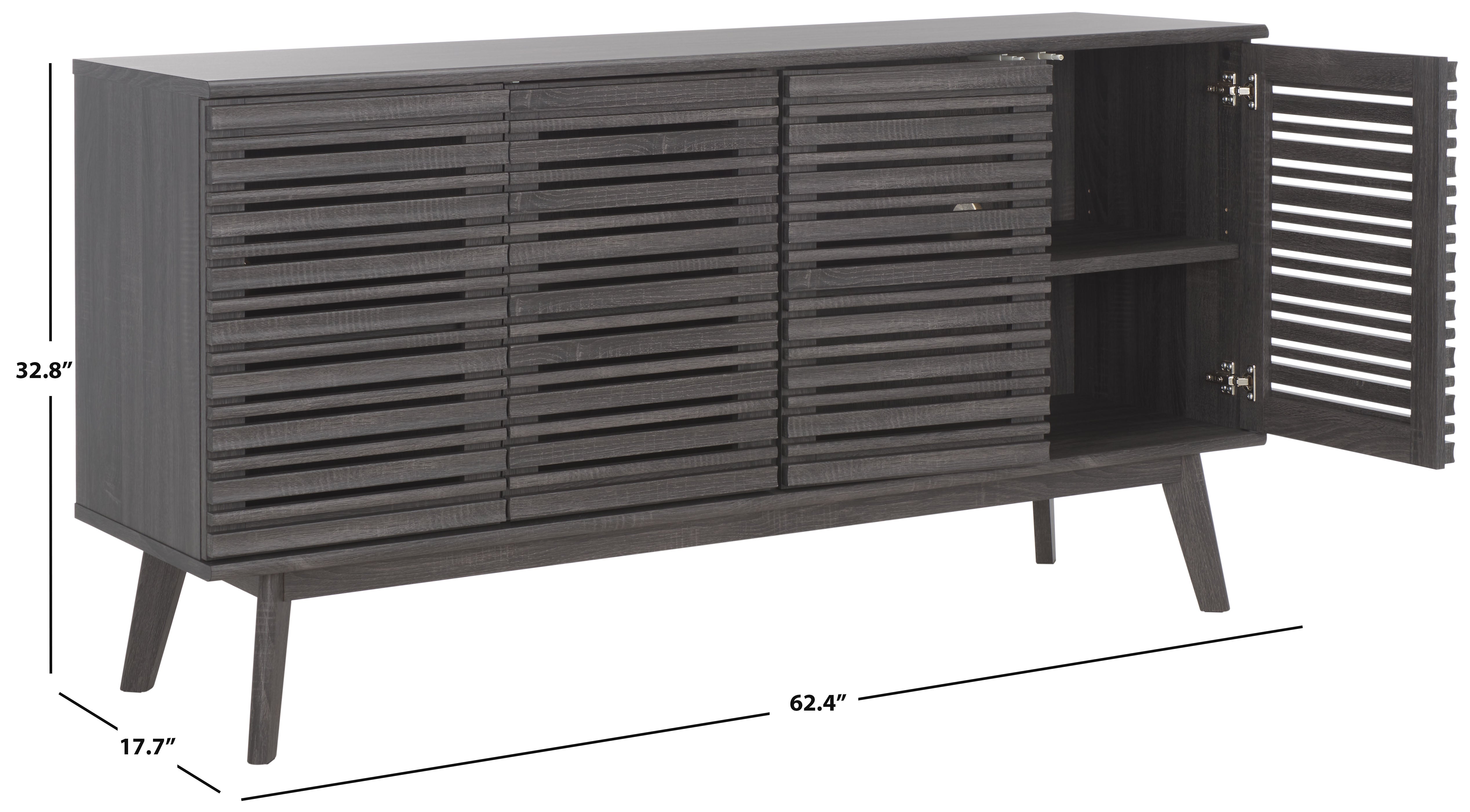 ATLANTES 4 DOOR 4 SHELF MEDIA STAND