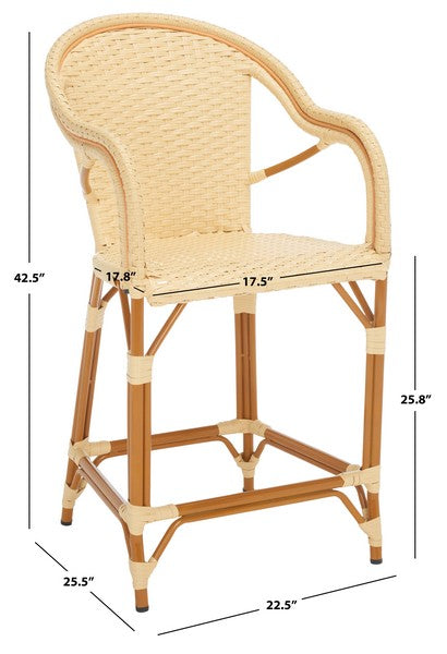 CALIFORNIA COUNTER STOOL MIT ARMEN