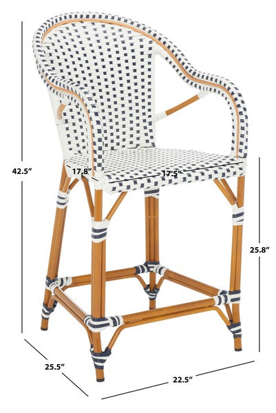 CALIFORNIA COUNTER STOOL MIT ARMEN