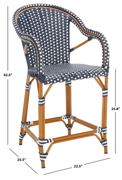 CALIFORNIA COUNTER STOOL MIT ARMEN