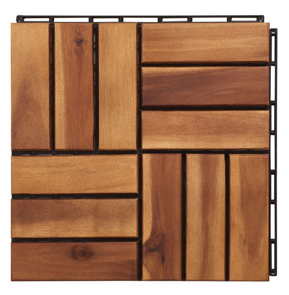 HANOI WOODEN FLOOR TILE- 12 SLATS-ACACIA