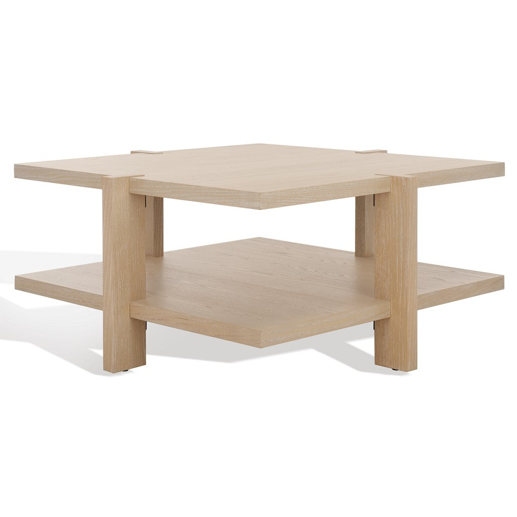 QUIGLEY SQUARE WOOD COFFEE TABLE