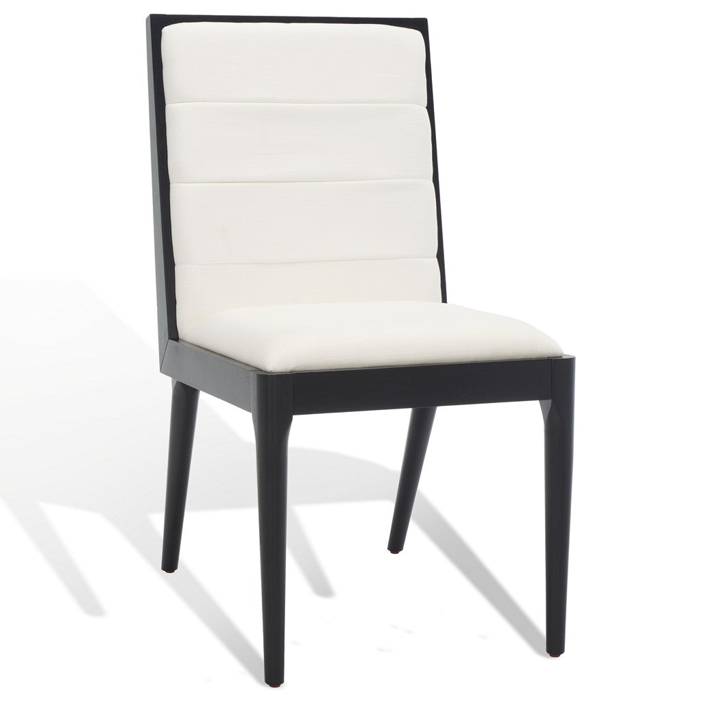 LAYCEE LINEN AND WOOD DINING CHAIR