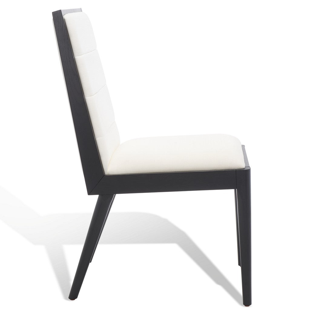 LAYCEE LINEN AND WOOD DINING CHAIR