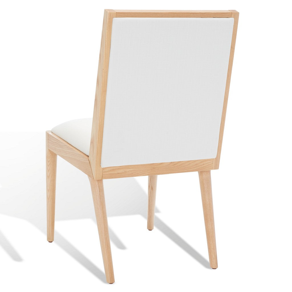 LAYCEE LINEN AND WOOD DINING CHAIR