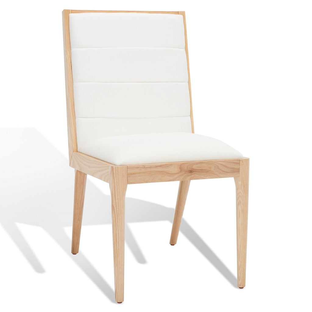 LAYCEE LINEN AND WOOD DINING CHAIR