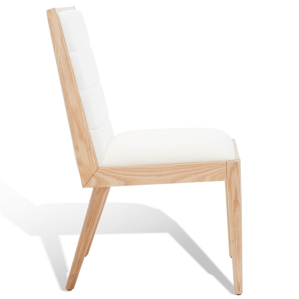 LAYCEE LINEN AND WOOD DINING CHAIR