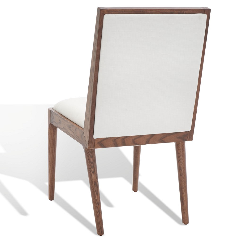 LAYCEE LINEN AND WOOD DINING CHAIR