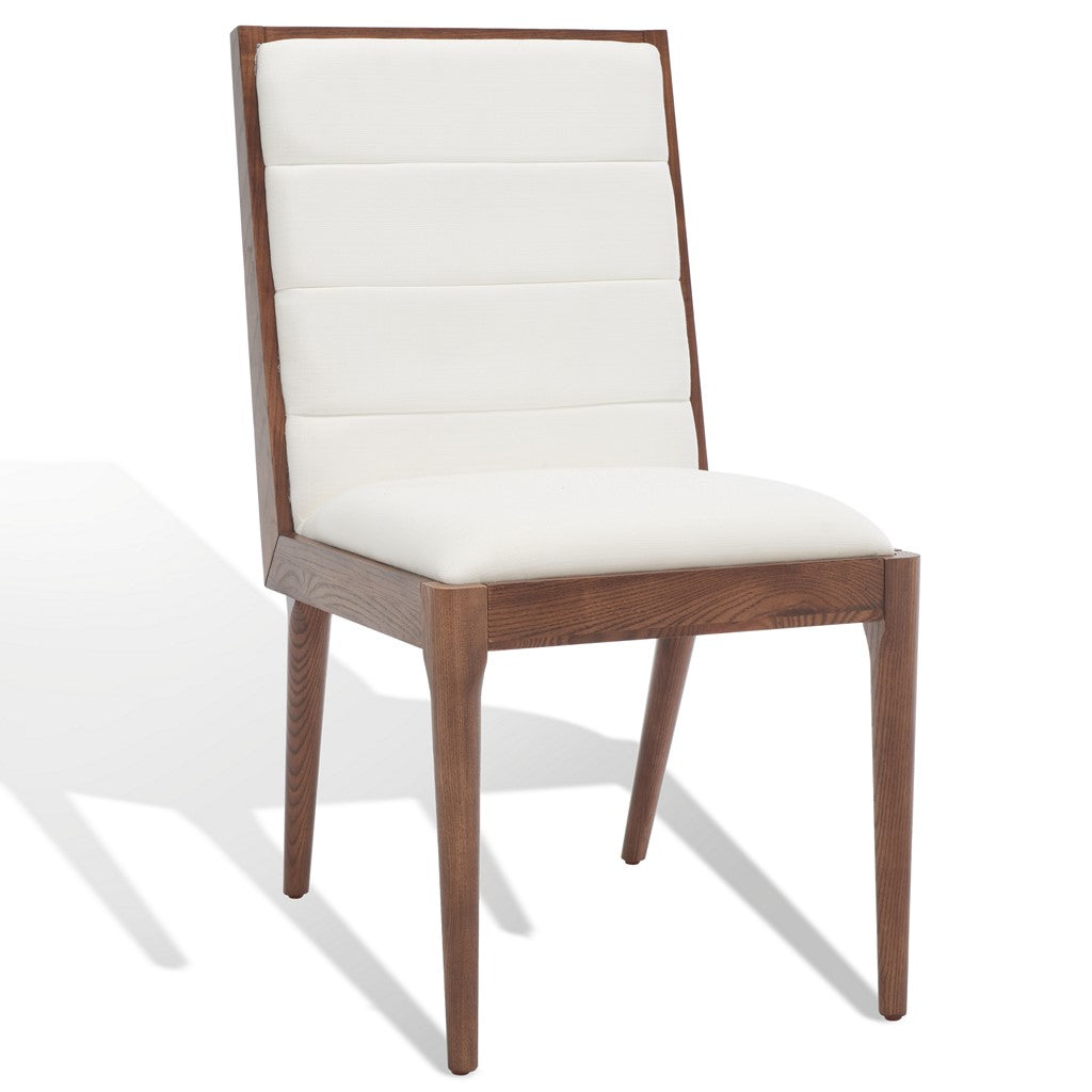 LAYCEE LINEN AND WOOD DINING CHAIR