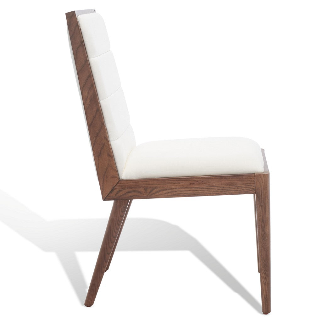 LAYCEE LINEN AND WOOD DINING CHAIR