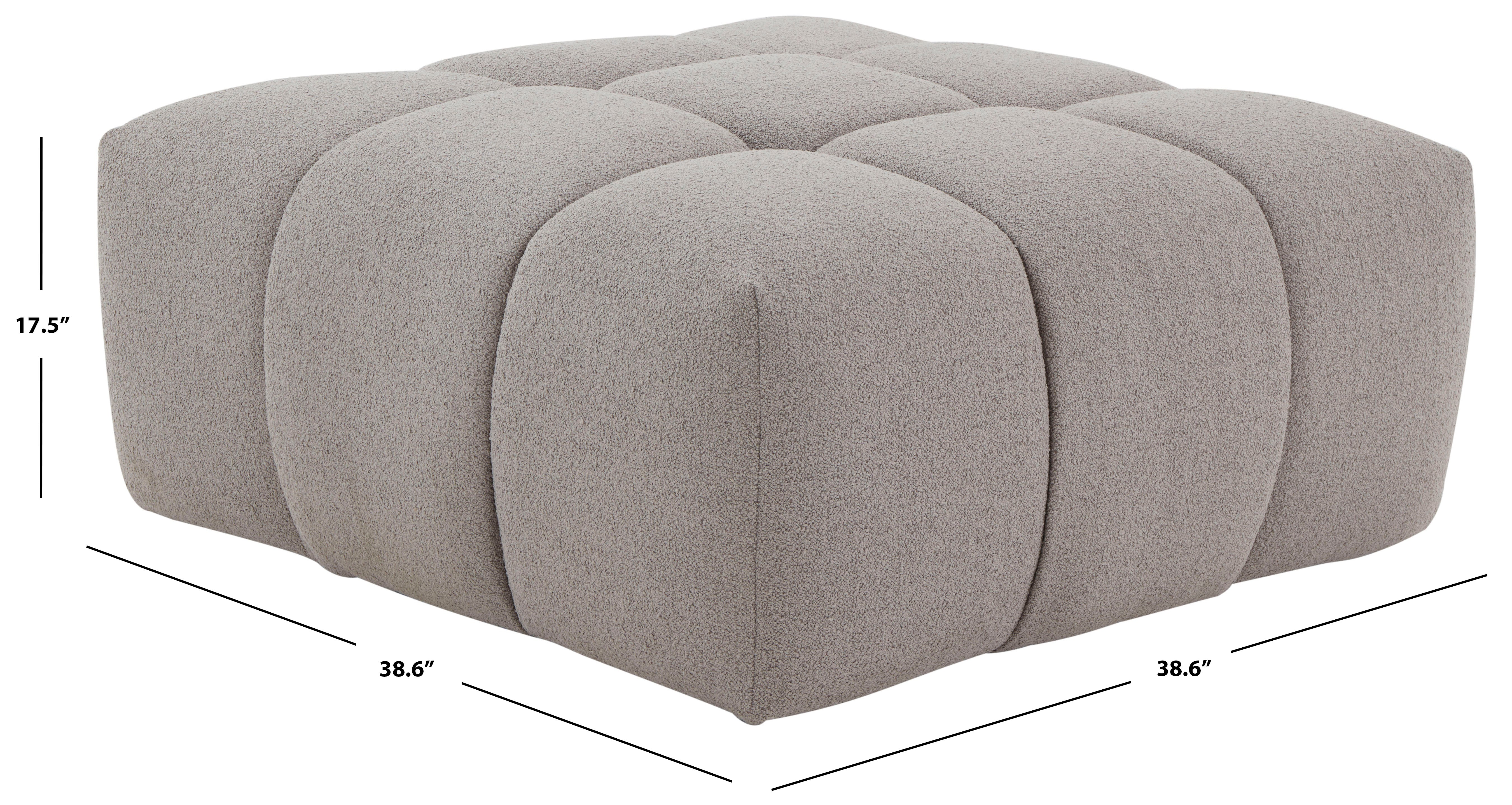 PETRYNA BOUCLE TUFTED OTTOMAN