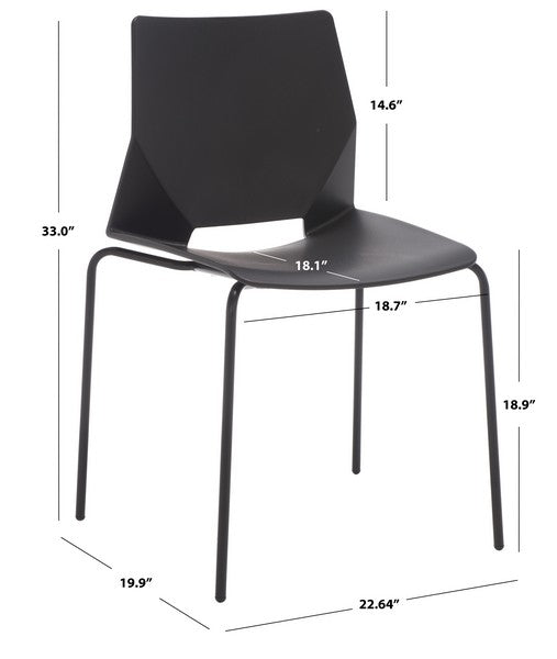 NELLIE MOLDED PLASTIC DINING CHAIR