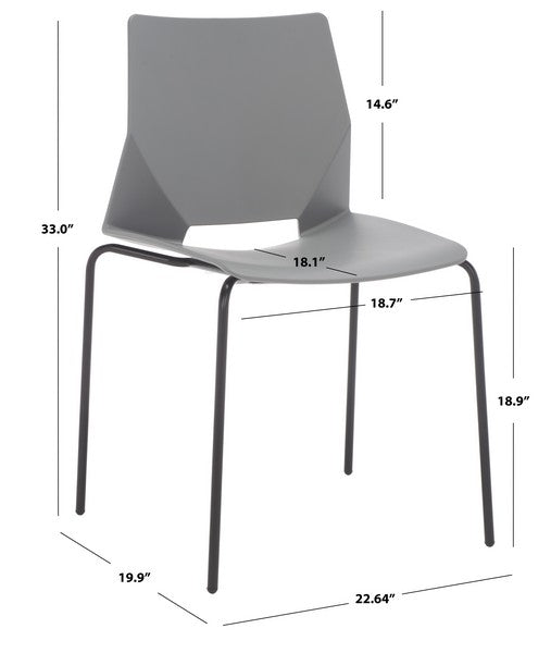 NELLIE MOLDED PLASTIC DINING CHAIR