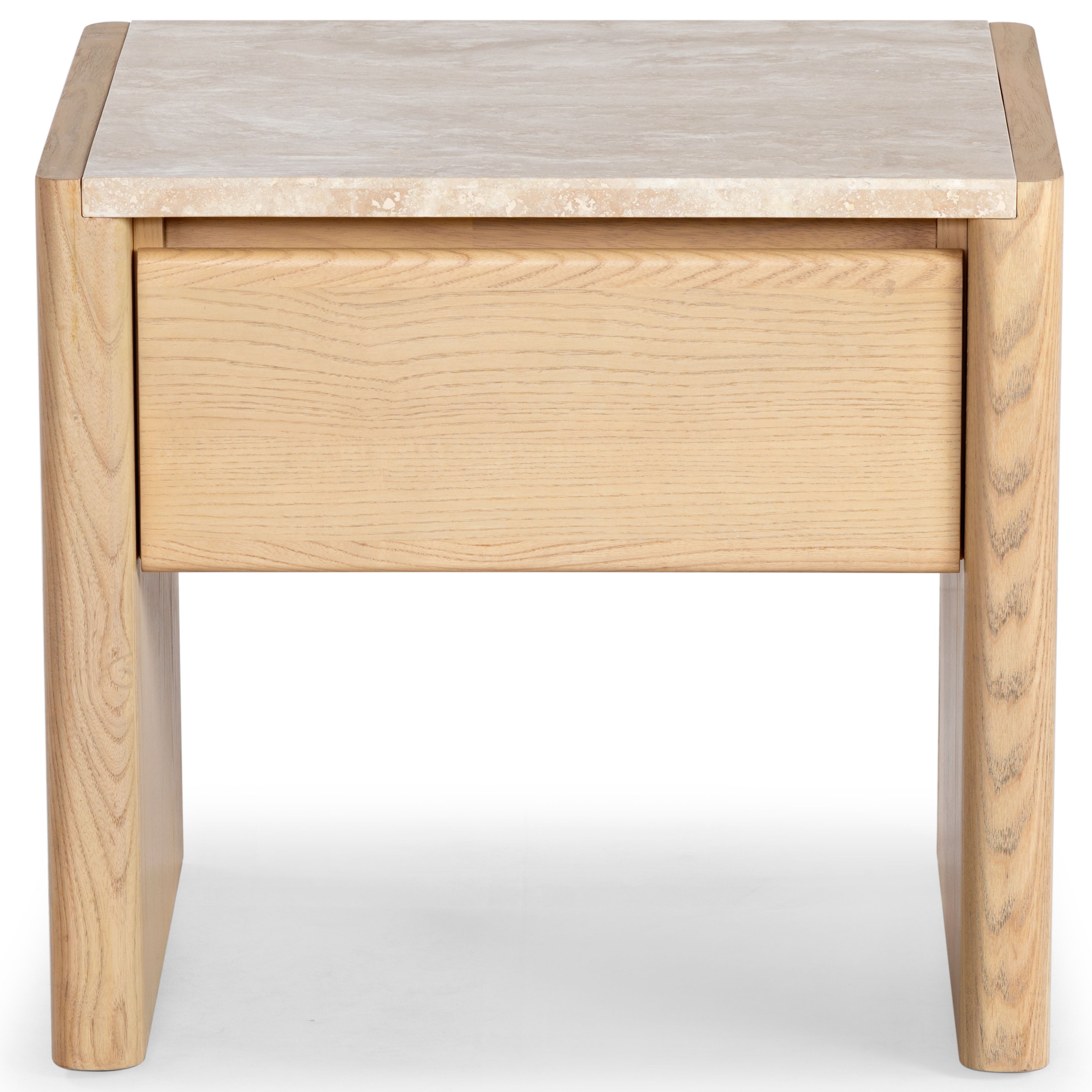 BELLAROSE TRAVERTINE NIGHTSTAND