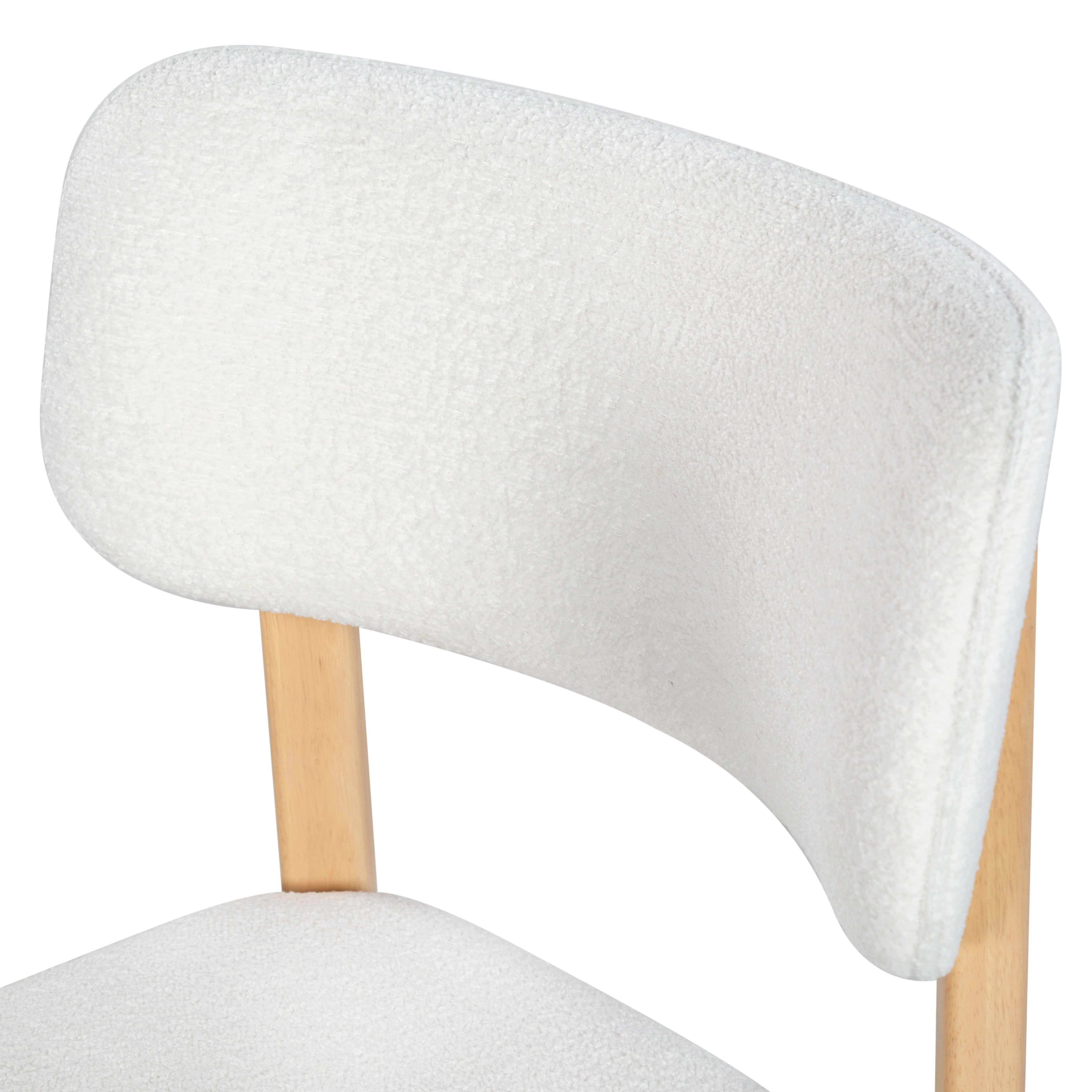 TRYSTAN BOUCLE DINING CHAIR