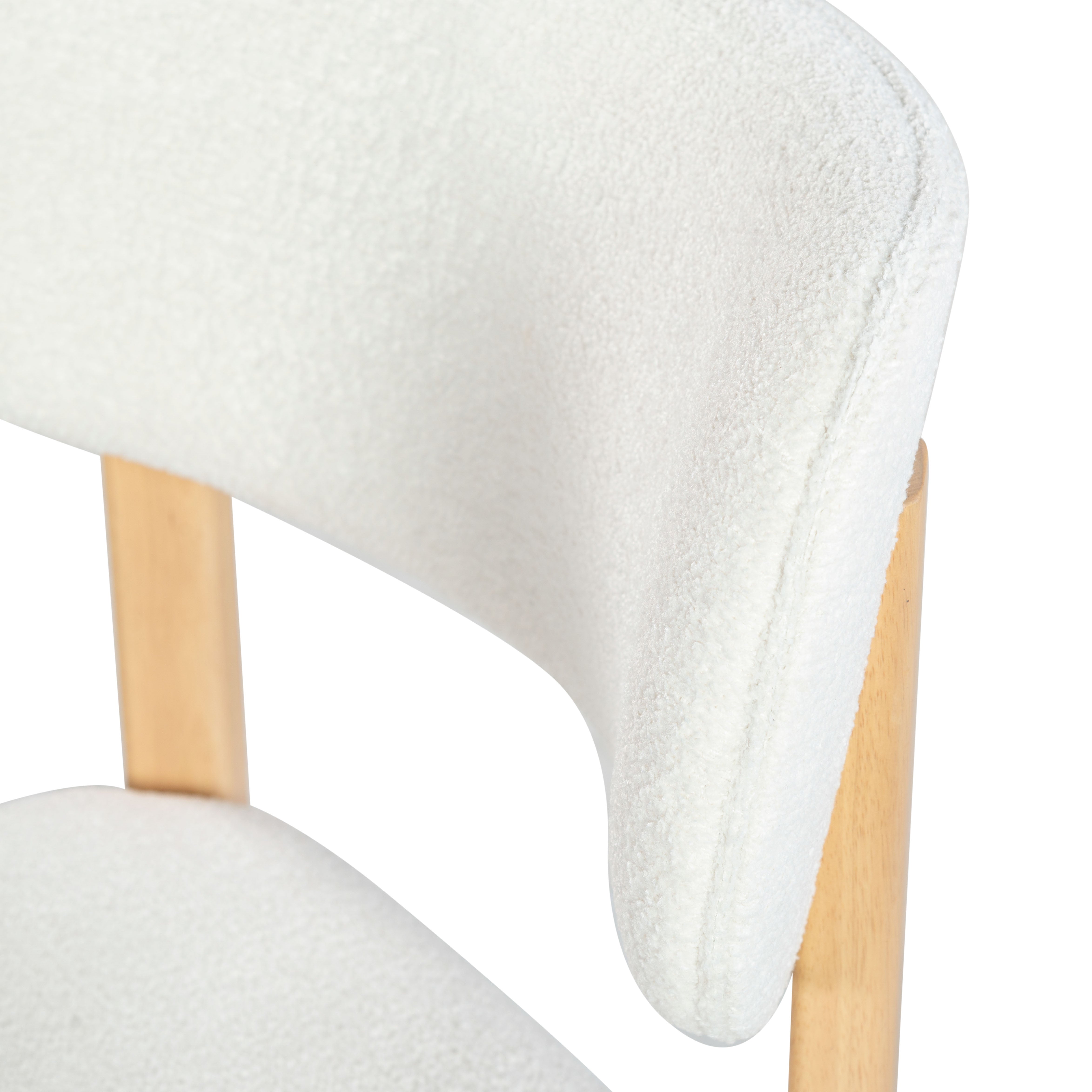 TRYSTAN BOUCLE DINING CHAIR