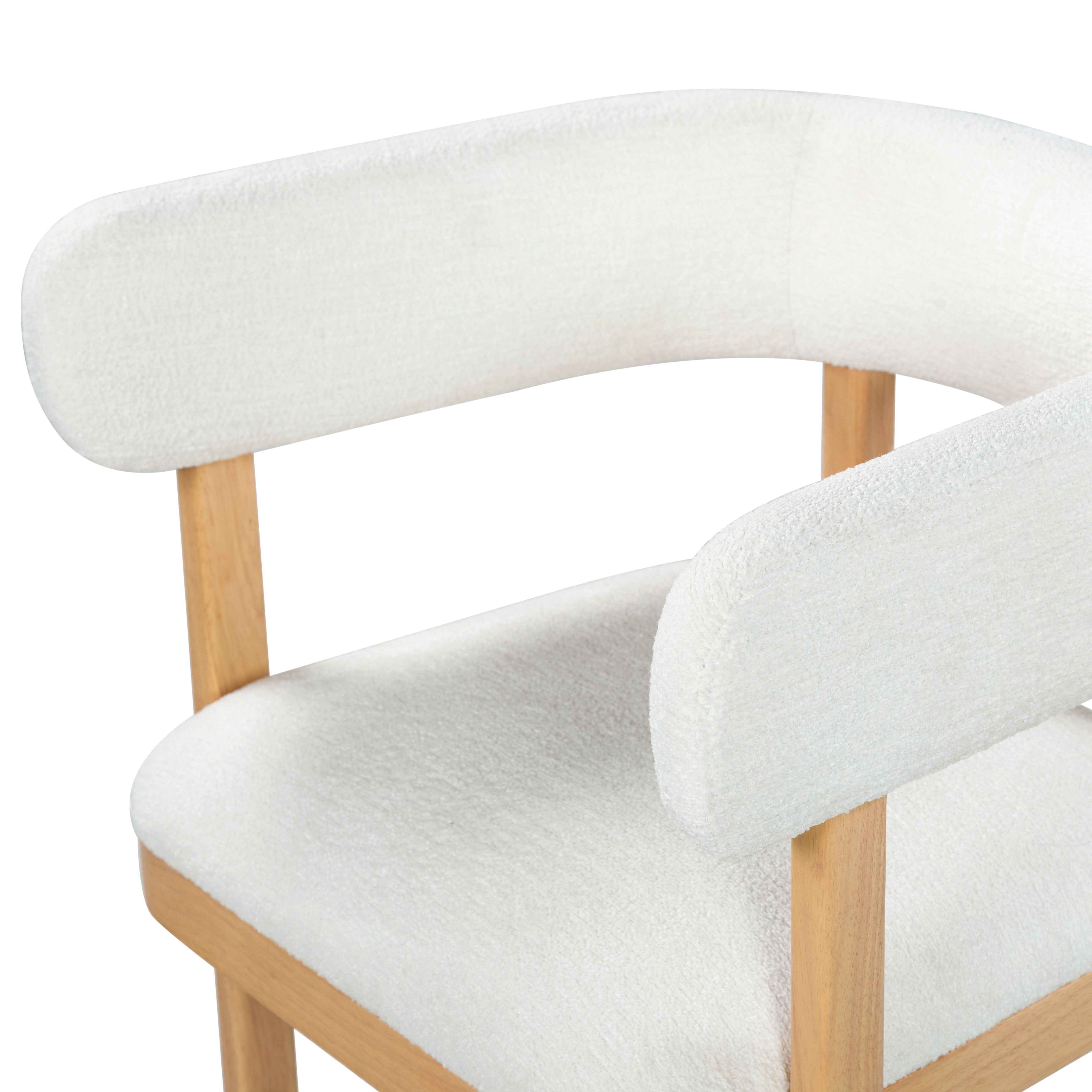 TRYSTAN BOUCLE ARM CHAIR