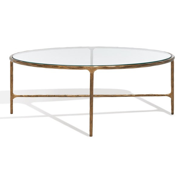 JESSA OVAL METAL COFFEE TABLE