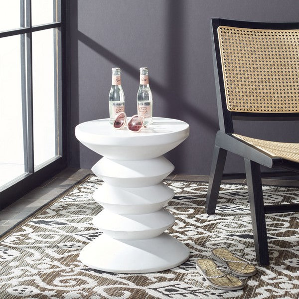 BENAYA CONCRETE ACCENT STOOL