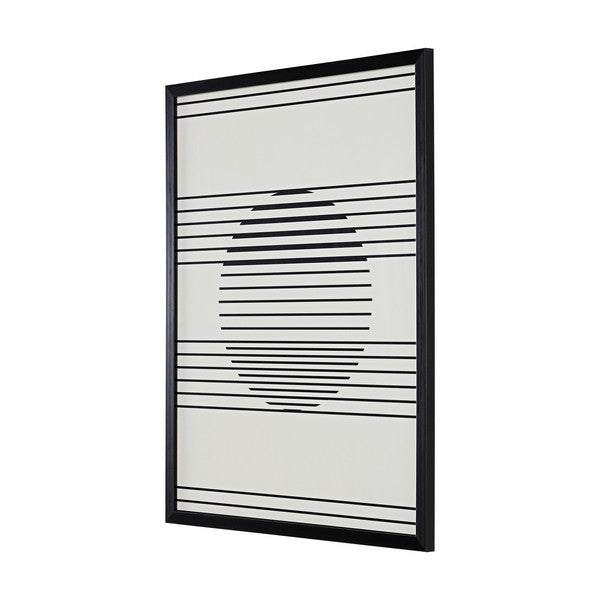 MEASURED GAZE FRAMED WALL ART