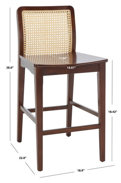 BENICIO RATTAN COUNTER STOOL - SET OF 2