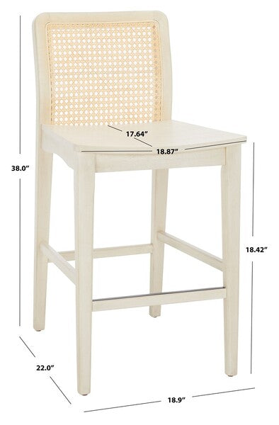 BENICIO RATTAN COUNTER STOOL - SET OF 2