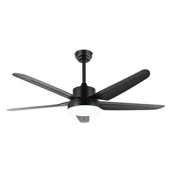 MELESA, LED LIGHT, 52 INCH, BLACK, IRON CEILING FAN