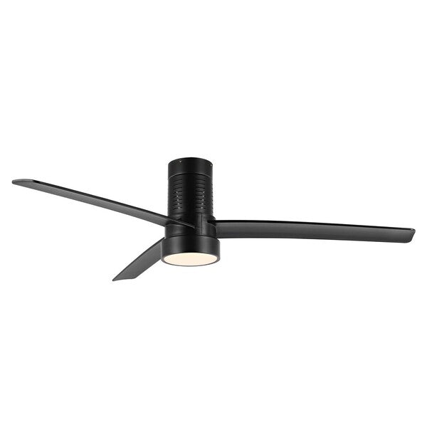 DYLAS, LED LIGHT, 52 INCH, BLACK, IRON CEILING FAN – BLACK IRON BLADES