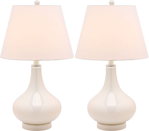 AMY 24 INCH H GOURD GLASS LAMP (SET OF 2)