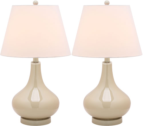 AMY 24 INCH H GOURD GLASS LAMP (SET OF 2)