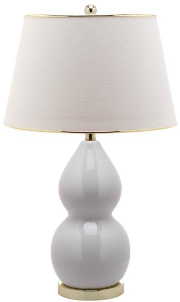 JILL 26.5 INCH H DOUBLE  GOURD CERAMIC LAMP (SET OF 2)