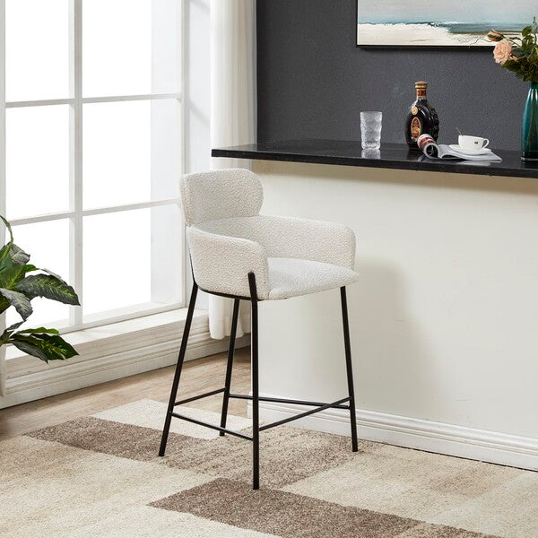 CHARLIZE BOUCLE COUNTER STOOL