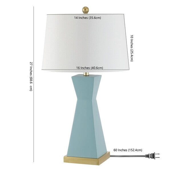 ONDER, 27 INCH RESIN TABLE LAMP SET OF 2