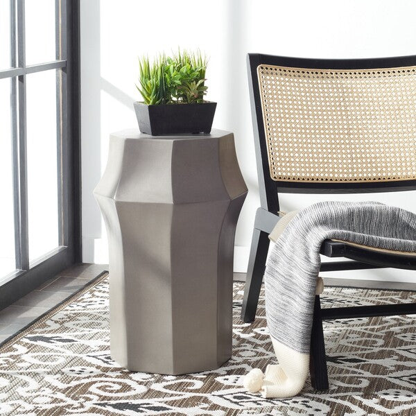 KLAUDIA CONCRETE ACCENT TABLE