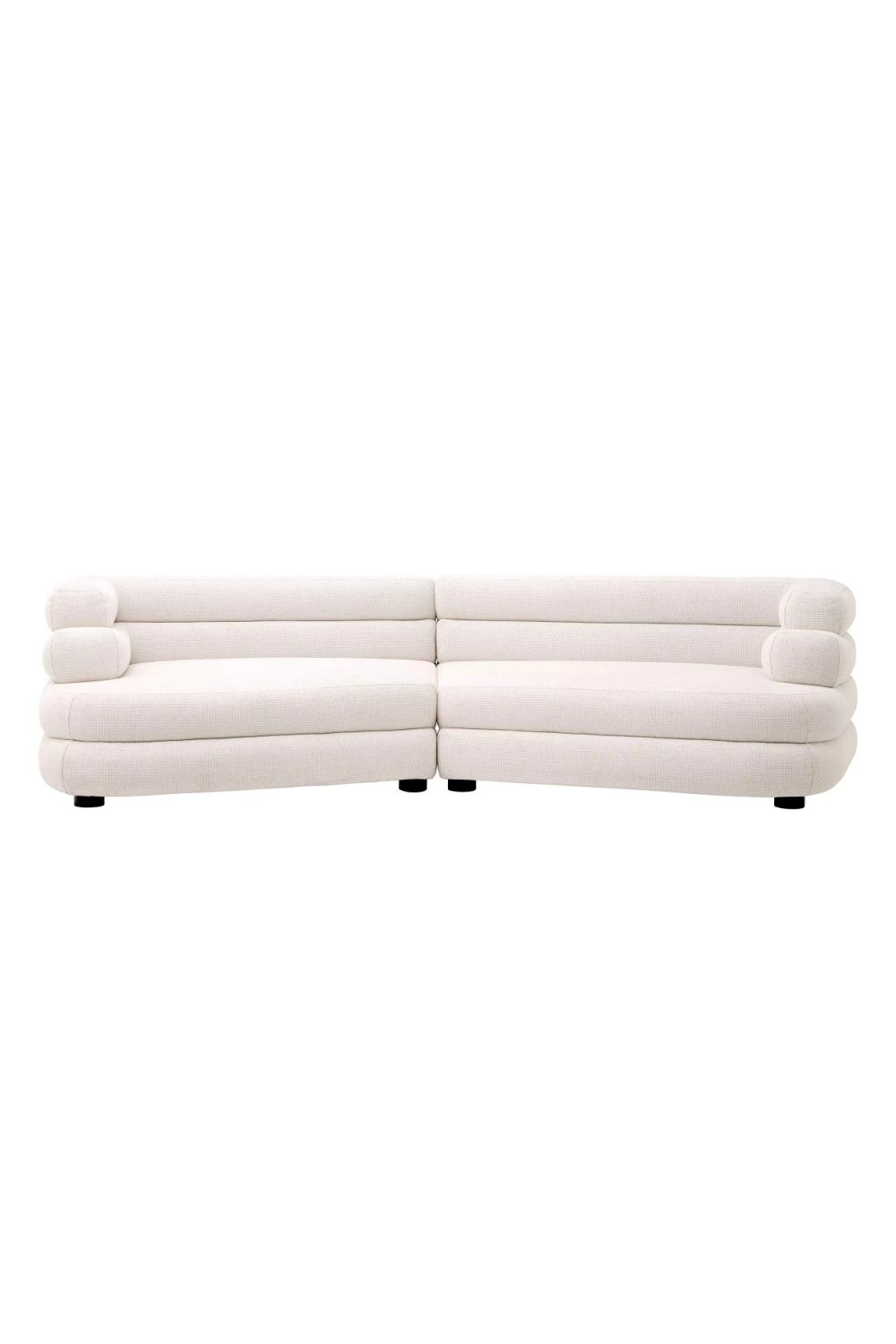 White Fabric Modular Sofa | Eichholtz Malaga