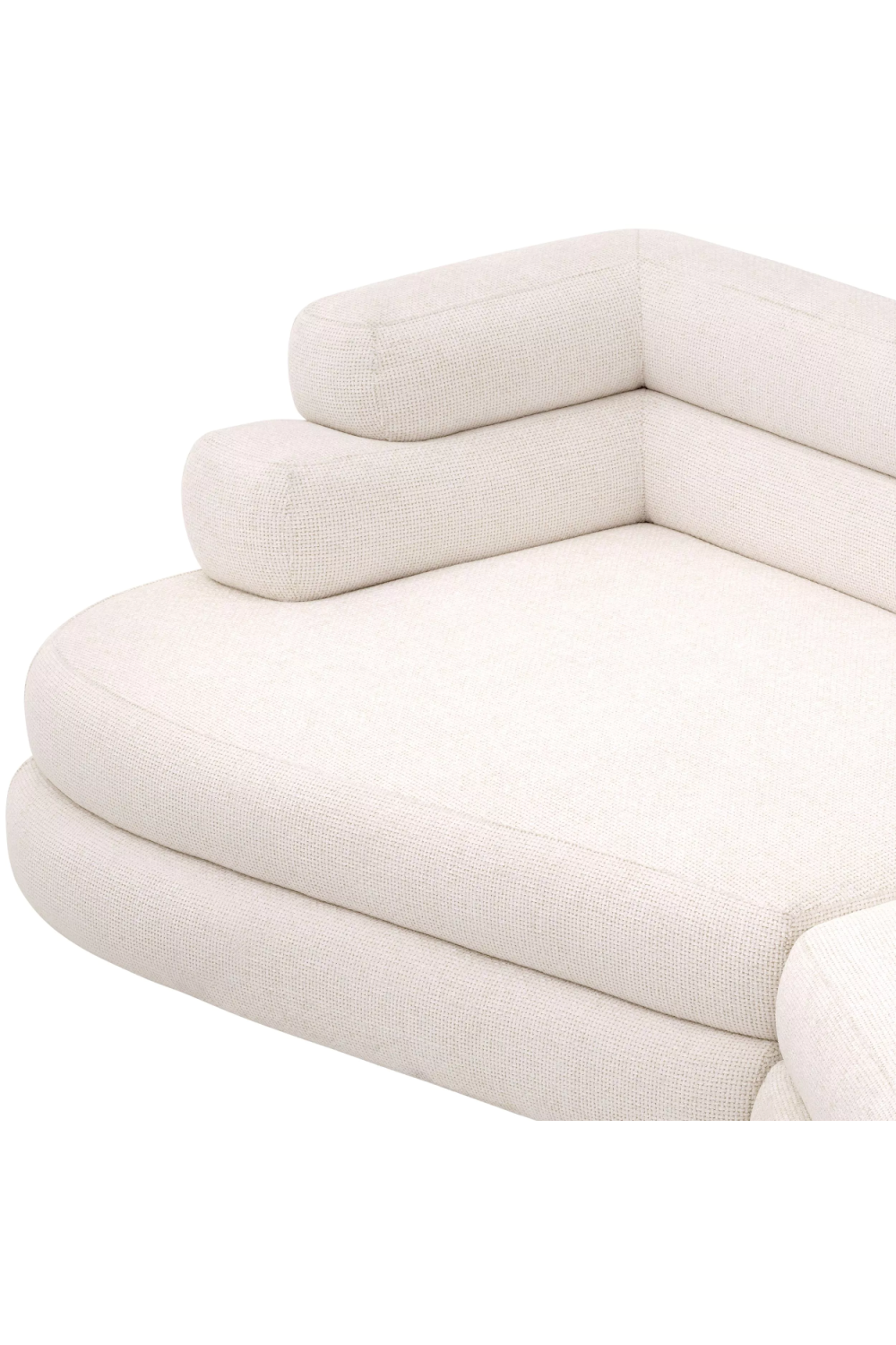 White Fabric Modular Sofa | Eichholtz Malaga